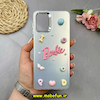 قاب گوشی Galaxy A12 - Galaxy M12 سامسونگ So CooL اورجینال فانتزی عروسکی برجسته لوکس لنز کرومی طرح BARBIE نقره ای کد 51784