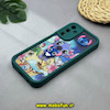 قاب گوشی Galaxy A15 سامسونگ طرح سیلیکونی Solid عروسکی برجسته محافظ لنزدار طرح استیچ سبز کد 51388