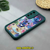 قاب گوشی Galaxy A25 سامسونگ طرح سیلیکونی Solid عروسکی برجسته محافظ لنزدار طرح استیچ سبز کد 51409