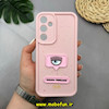 قاب گوشی Galaxy A35 سامسونگ طرح سیلیکونی Solid عروسکی برجسته محافظ لنزدار طرح کیارا صورتی کد 51427