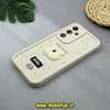 قاب گوشی Galaxy A35 سامسونگ طرح سیلیکونی Solid عروسکی برجسته محافظ لنزدار طرح تدی کرم کد 51430