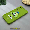 قاب گوشی Galaxy A30S - Galaxy A50S - Galaxy A50 سامسونگ طرح سیلیکونی Solid عروسکی برجسته محافظ لنزدار طرح مایک سبز فسفری کد 51432