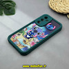 قاب گوشی Galaxy A54 سامسونگ طرح سیلیکونی Solid عروسکی برجسته محافظ لنزدار طرح استیچ سبز کد 51449