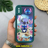قاب گوشی iPhone X - iPhone XS آیفون طرح سیلیکونی Solid عروسکی برجسته محافظ لنزدار طرح استیچ سبز کد 51486