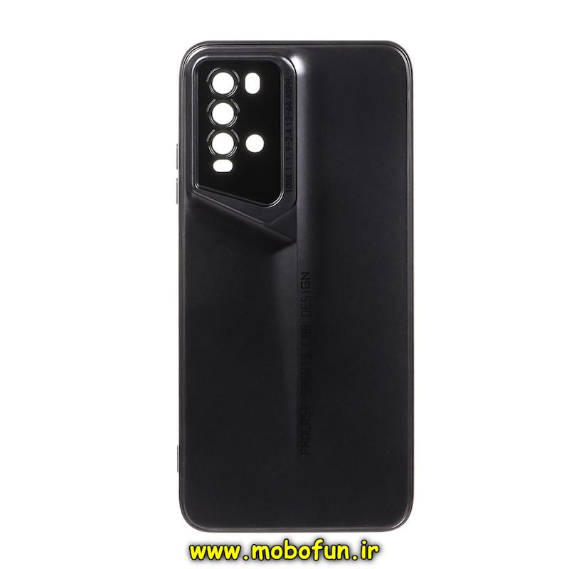 قاب گوشی Poco M3 - Redmi 9T شیائومی سری Porsche Design پورش دیزاین Hard LUXURY محافظ لنز دار مشکی کد 43642