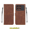 کیف گوشی Xiaomi Poco X6 Pro - Redmi K70E شیائومی مگنتی طرح چرم کتابی محافظ لنزدار بند دار قهوه ای کد 43654