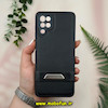 قاب گوشی Galaxy A12 - Galaxy M12 سامسونگ اورجینال یونیمور UNIMOR طرح دوخت هارد HARD چرمی محافظ لنز دار مشکی کد 51609