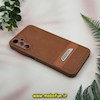 قاب گوشی Galaxy A15 سامسونگ اورجینال یونیمور UNIMOR طرح دوخت هارد HARD چرمی محافظ لنز دار عسلی کد 51618