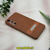قاب گوشی Galaxy A35 سامسونگ اورجینال یونیمور UNIMOR طرح دوخت هارد HARD چرمی محافظ لنز دار عسلی کد 51651