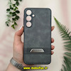 قاب گوشی Galaxy A35 سامسونگ اورجینال یونیمور UNIMOR طرح دوخت هارد HARD چرمی محافظ لنز دار خاکستری کد 51654