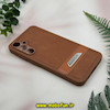 قاب گوشی Galaxy A55 سامسونگ اورجینال یونیمور UNIMOR طرح دوخت هارد HARD چرمی محافظ لنز دار عسلی کد 51670