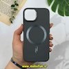 قاب گوشی iPhone 15 آیفون مگ سیف دار HARD سخت LIGHT SAND مشکی کد 51239
