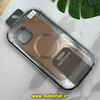قاب گوشی iPhone 15 آیفون مگ سیف دار HARD سخت LIGHT SAND قهوه ای کد 51240