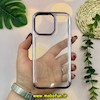 قاب گوشی iPhone 13 Pro آیفون طرح پشت طلق شیشه ای شفاف اورجینال بنفش کد 51226