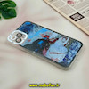 قاب گوشی iPhone 11 Pro Max آیفون ژله ای شفاف فانتزی طرح نقاشی هنری کد 51159