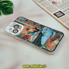 قاب گوشی iPhone 13 Pro Max آیفون ژله ای شفاف فانتزی طرح نقاشی هنری کد 51173