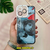 قاب گوشی iPhone 14 Pro Max آیفون ژله ای شفاف فانتزی طرح نقاشی هنری کد 51179