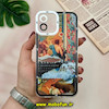 قاب گوشی iPhone 12 آیفون ژله ای شفاف فانتزی طرح نقاشی هنری کد 51161