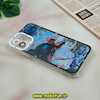 قاب گوشی iPhone 12 آیفون ژله ای شفاف فانتزی طرح نقاشی هنری کد 51162