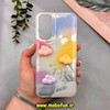 قاب گوشی Galaxy A15 سامسونگ اورجینال فانتزی برجسته سخت لیزری طرح ابر رنگارنگ کد 51194
