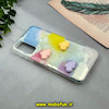 قاب گوشی Galaxy A24 سامسونگ اورجینال فانتزی برجسته سخت لیزری طرح ابر رنگارنگ کد 51195