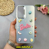 قاب گوشی Galaxy A25 سامسونگ So CooL اورجینال فانتزی عروسکی برجسته لوکس لنز کرومی طرح BARBIE نقره ای کد 51789