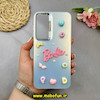 قاب گوشی Galaxy A35 سامسونگ So CooL اورجینال فانتزی عروسکی برجسته لوکس لنز کرومی طرح BARBIE نقره ای کد 51792