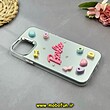 قاب گوشی iPhone 12 - iPhone 12 Pro آیفون So CooL اورجینال فانتزی عروسکی برجسته لوکس لنز کرومی طرح BARBIE نقره ای کد 51802