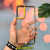 قاب گوشی Galaxy A15 سامسونگ اورجینال LUCKY CASE طرح طلقی شیشه ای شفاف کپسولی دکمه کرومی طلایی کد 51896