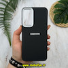 قاب گوشی Galaxy A25 سامسونگ لدر دیزاین SOFT Lether Design طرح چرم درجه یک لوگو برجسته مشکی کد 52004