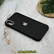 قاب گوشی iPhone X - iPhone XS آیفون لدر دیزاین SOFT Lether Design طرح چرم درجه یک لوگو برجسته مشکی کد 52038