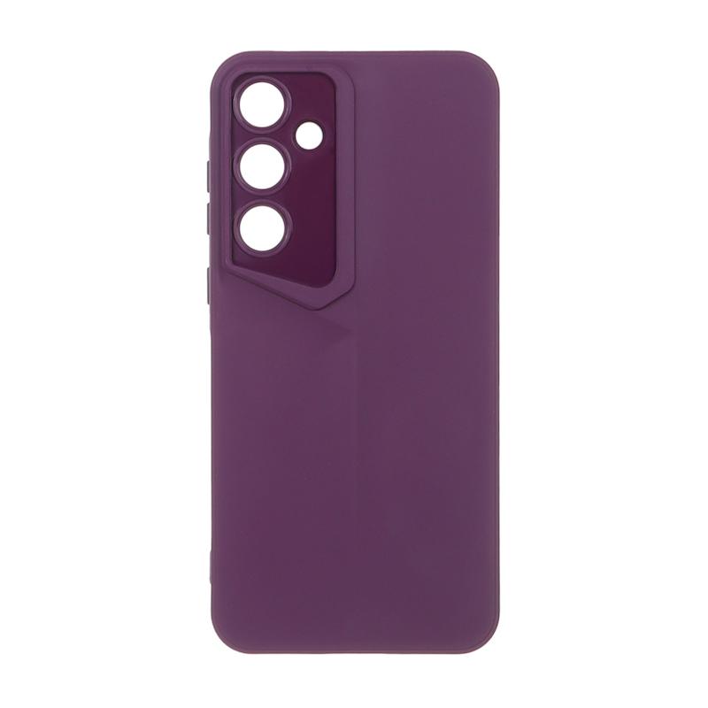 قاب گوشی Galaxy A55 سامسونگ Porsche Design سیلیکونی ژله ای محافظ لنز دار بنفش کد 44247