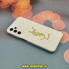 قاب گوشی Galaxy A14 سامسونگ پافر چرمی اورجینال Hard محافظ لنز دار طرح YSL سفید کد 52300