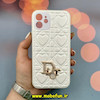 قاب گوشی iPhone 12 آیفون پافر چرمی اورجینال Hard محافظ لنز دار طرح Dior سفید کد 52334