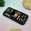 قاب گوشی Galaxy A55 سامسونگ ژله ای سولید SOLID منحنی سه بعدی برجسته براق عروسکی COFFEE SWEET محافظ لنز دار مشکی کد 52579