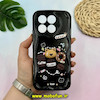 قاب گوشی Poco X6 Pro - Redmi K70E شیائومی ژله ای سولید SOLID منحنی سه بعدی برجسته براق عروسکی COFFEE SWEET محافظ لنز دار مشکی کد 52581