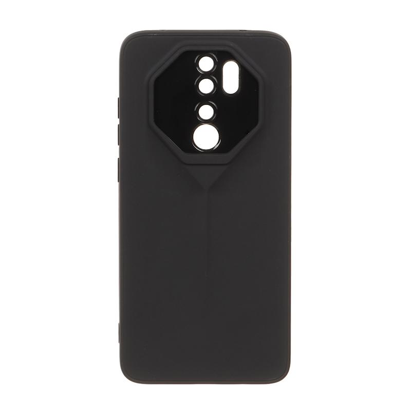 قاب گوشی Redmi Note 8 Pro شیائومی Porsche Design سیلیکونی ژله ای محافظ لنز دار مشکی کد E69-44313