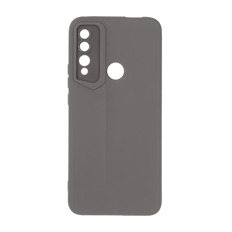 قاب گوشی Honor 9x - Huawei Y9 Prime 2019 هوآوی Porsche Design سیلیکونی ژله ای محافظ لنز دار خاکستری کد E69-44397