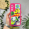 قاب گوشی Galaxy A25 سامسونگ طرح سیلیکونی Solid آینه ای محافظ لنزدار طرح داستان اسباب بازی صورتی فانتزی کد 44429