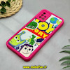 قاب گوشی Galaxy A51 سامسونگ طرح سیلیکونی Solid آینه ای محافظ لنزدار طرح داستان اسباب بازی صورتی فانتزی کد 44446