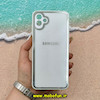 قاب گوشی Galaxy A04 - Galaxy M13 5G سامسونگ آینه ای PVD دور سیلیکونی طرح اکلیلی شاین لاکچری محافظ لنز دار سفید کد 52792