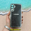 قاب گوشی Galaxy A15 سامسونگ آینه ای PVD دور سیلیکونی طرح اکلیلی شاین لاکچری محافظ لنز دار مشکی کد 52797