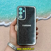 قاب گوشی Galaxy A54 سامسونگ آینه ای PVD دور سیلیکونی طرح اکلیلی شاین لاکچری محافظ لنز دار مشکی کد 52812
