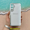 قاب گوشی Galaxy A55 سامسونگ آینه ای PVD دور سیلیکونی طرح اکلیلی شاین لاکچری محافظ لنز دار سفید کد 52815