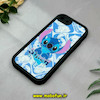 قاب گوشی iPhone 7 - iPhone 8 - iPhone SE 2020 - iPhone SE 2022 آیفون طرح سیلیکونی Solid آینه ای محافظ لنزدار طرح استیج Stitch مشکی کد 44470