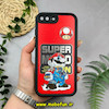 قاب گوشی iPhone 7 Plus - iPhone 8 Plus آیفون طرح سیلیکونی Solid آینه ای محافظ لنزدار طرح سوپر ماریو Super Mario مشکی کد 44477