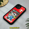 قاب گوشی iPhone 11 Pro آیفون طرح سیلیکونی Solid آینه ای محافظ لنزدار طرح سوپر ماریو Super Mario مشکی کد 44487