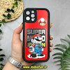 قاب گوشی iPhone 12 Pro آیفون طرح سیلیکونی Solid آینه ای محافظ لنزدار طرح سوپر ماریو Super Mario مشکی کد 44502