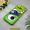قاب گوشی Redmi A3 - Redmi A3X شیائومی طرح سیلیکونی Solid آینه ای محافظ لنزدار طرح کارخانه هیولاها سبز فسفری کد 44546