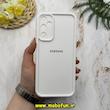 قاب گوشی Galaxy A05S سامسونگ طرح سیلیکونی Solid لوگو دار محافظ لنزدار سفید کد 52985